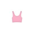 Różowy crop top - różowy - CROPP - small4