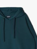 Bluza basic z kapturem - turkusowy - CROPP - small2