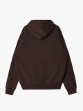 Ciemnobrązowa bluza basic z kapturem - brązowy - CROPP - small6