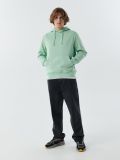 Zielona bluza z kapturem - zielony - CROPP - small1