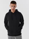 Felpa con cappuccio nera - Nero - CROPP - small5