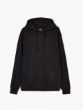 Felpa con cappuccio nera - Nero - CROPP - small1