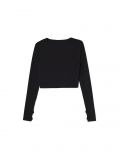 Czarna bluzka z cyrkoniami - czarny - CROPP - small6