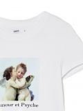 T-shirt z nadrukiem "L'Amour et Psyché, enfants" - biały - CROPP - small2
