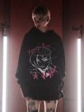 Bluza Arcane z efektem glow in the dark - czarny - CROPP - small1