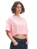 Črtasta majica - roza - CROPP - small1