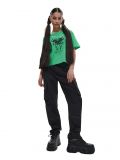 Zielony T-shirt z nadrukiem - zielony - CROPP - small1