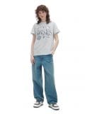 Koszulka oversize z nadrukiem Guns n' Roses - jasny szary - CROPP - small1