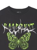 T-shirt z nadrukiem oversize - czarny - CROPP - small4