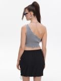 Top pe un umăr - gri-închis - CROPP - small3