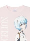 Koszulka oversize z nadrukiem Evangelion - różowy - CROPP - small2