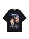 T-shirt nera con stampa Tupac - Nero - CROPP - small2