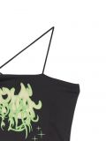 Czarny crop top na ramiączkach - czarny - CROPP - small8