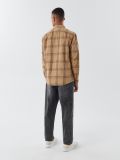 Camicia gialla a quadri - Beige - CROPP - small3