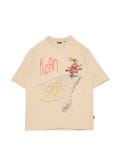 T-shirt con stampa all over Korn - Beige - CROPP - small3