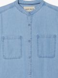Niebieska jeansowa koszula - niebieski - CROPP - small5