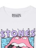 Biały t-shirt z nadrukiem The Rolling Stones - biały - CROPP - small5