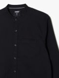 Camisa negra con cuello mao - Negro - CROPP - small4