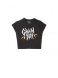Czarny top Green Day - czarny - CROPP - small1