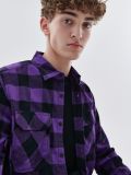 Camicia di flanella a quadri - viola - CROPP - small2