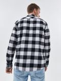 Kariertes Flanellhemd - Schwarz - CROPP - small3