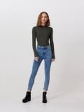 Błękitne jeansy push up - błękitny - CROPP - small1