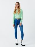 Jeansy skinny z niskim stanem - niebieski - CROPP - small1