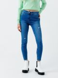 Jeansy skinny z niskim stanem - niebieski - CROPP - small2