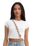 Tricou cu aplicație - alb - CROPP - small2
