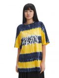 T-shirt z efektem tie-dye - wielobarwny - CROPP - small1