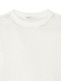 Biała siateczkowa bluzka - biały - CROPP - small5