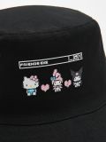 Dwustronny kapelusz bucket hat Hello Kitty & Friends - czarny - CROPP - small2