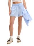 Bawełniane niebieskie szorty - niebieski - CROPP - small3