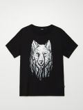 Tricou cu lup by Cropp - negru - CROPP - small1