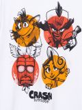 Koszulka z nadrukiem Crash Bandicoot - biały - CROPP - small2