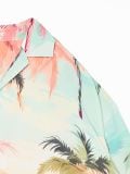 Camisa hawaiana de manga corta - Turquesa - CROPP - small2