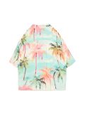 Camisa hawaiana de manga corta - Turquesa - CROPP - small3