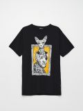 T-shirt con grafica - Nero - CROPP - small1