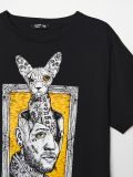 T-shirt con grafica - Nero - CROPP - small2