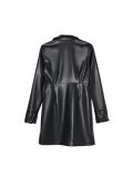 Czarna sukienka z imitacji skóry - czarny - CROPP - small6