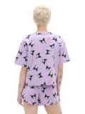 Pijama din două piese Kuromi - lavand - CROPP - small2