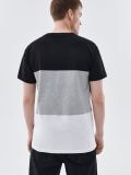 T-shirt tricolore - Nero - CROPP - small6