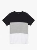 T-shirt tricolore - Nero - CROPP - small1