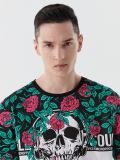 T-shirt z czaszką - czarny - CROPP - small2