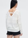 Biały sweter oversize - biały - CROPP - small3