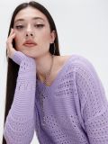 Fioletowy sweter oversize - fioletowy - CROPP - small1
