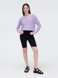 Fioletowy sweter oversize - fioletowy - CROPP - small2