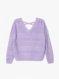 Fioletowy sweter oversize - fioletowy - CROPP - small4