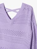 Fioletowy sweter oversize - fioletowy - CROPP - small5