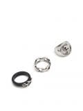 Pierścionki 3 pack - srebrny - CROPP - small1